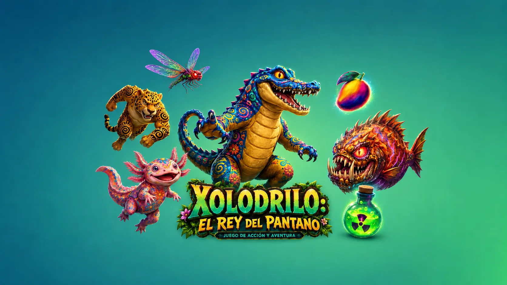 Xolodrilo: designing a game with AI.